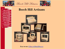 Tablet Screenshot of beechhillartisans.com